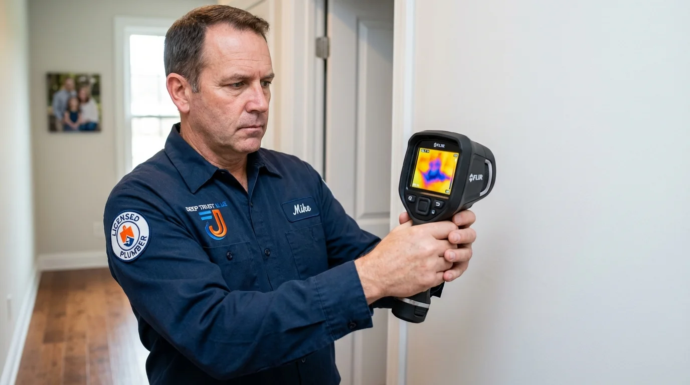 Thermal imaging leak detection by Johns Plumbing LLC in Sylvania